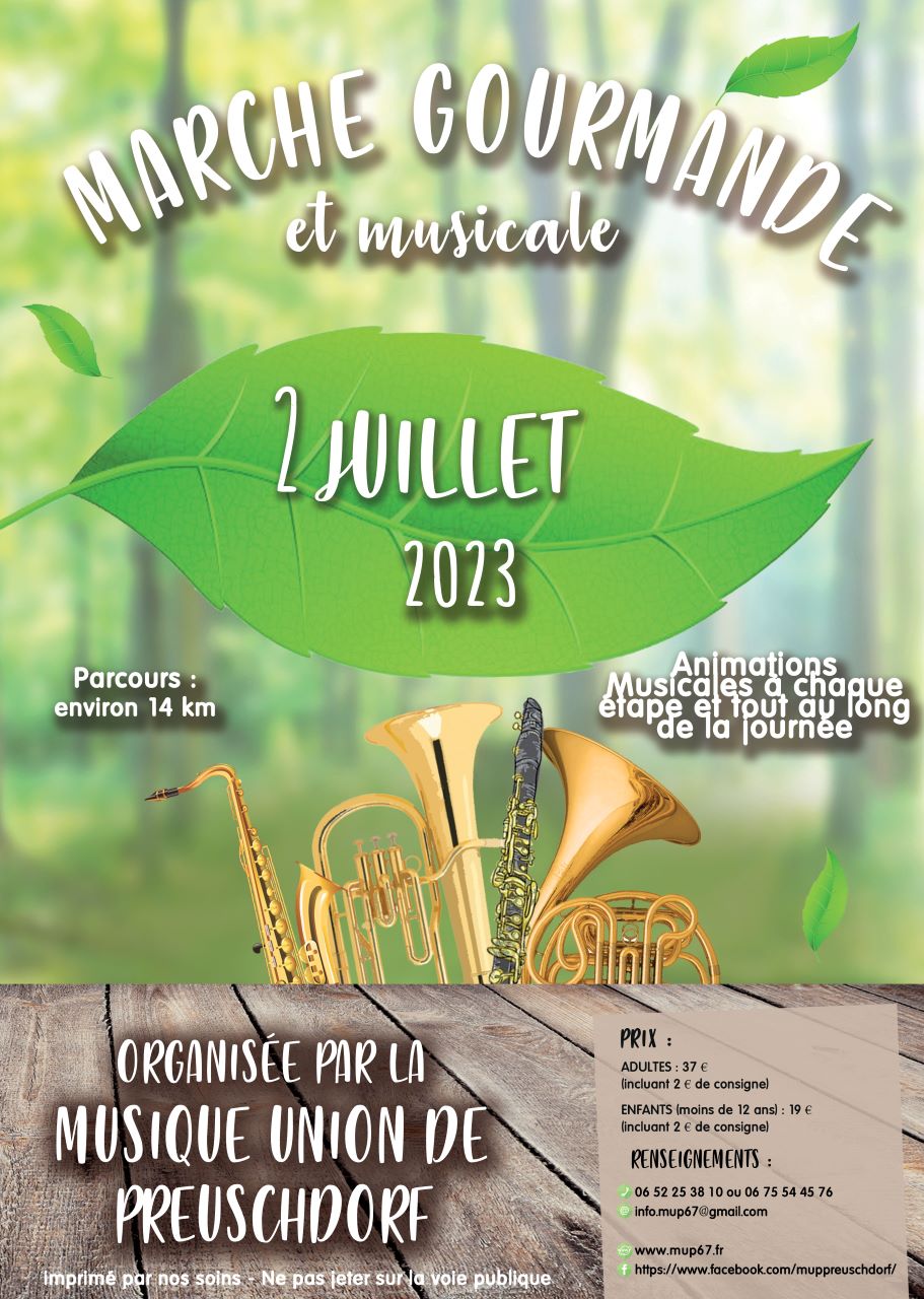 Marche Gourmande et Musicale 2023