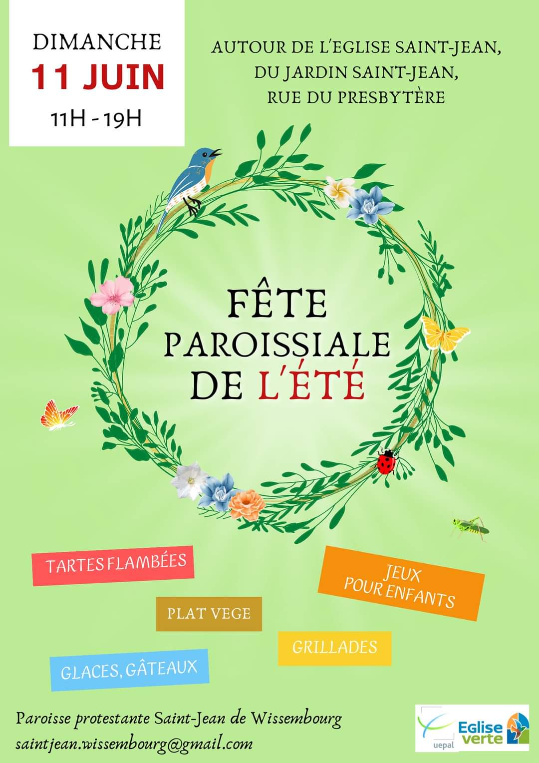 Fête paroissiale de l'été Eglise Saint Jean Wissembourg